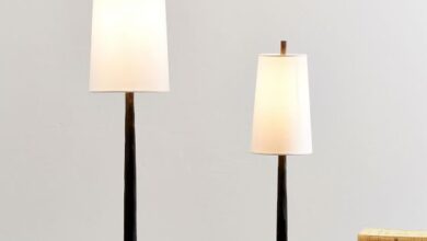 Ironing table lamps