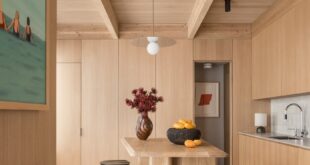 Kitchen with wooden floor