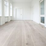 Kitchen with wooden floor