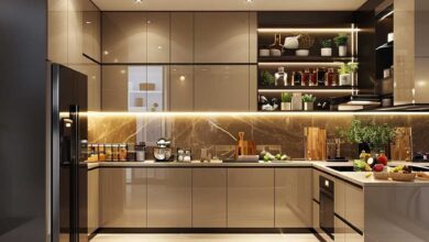 Kitchens in L-shape