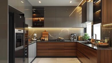 L-shaped kitchens