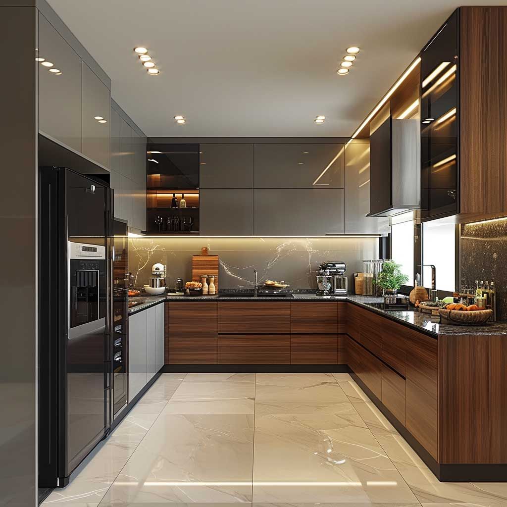 L-shaped kitchens