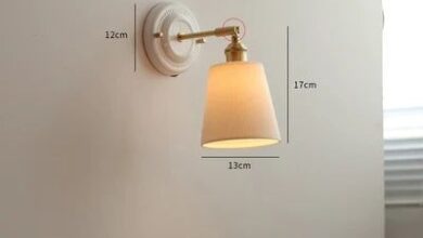 LED bathroom wall lamps