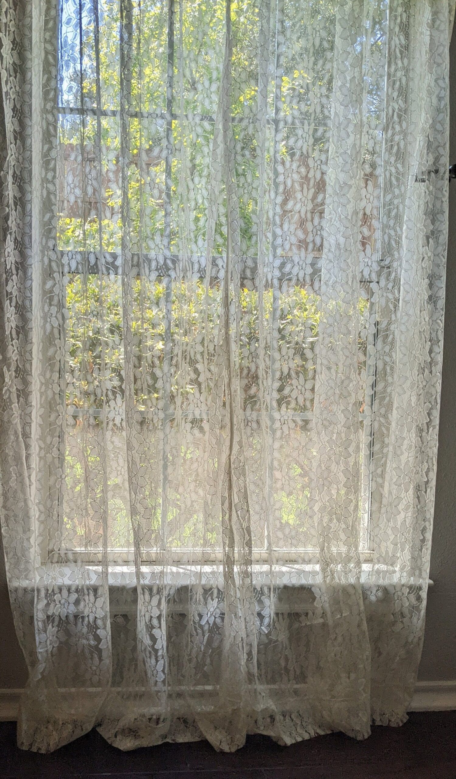 Lace Curtains Elegant Window Dressing: Enhance Your Home Decor with Delicate Lace Insets