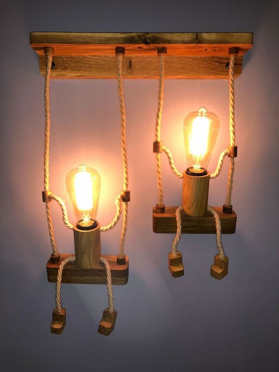 Lamps Made of Wood Beautiful Wooden Lamps Crafted with Natural Elegance