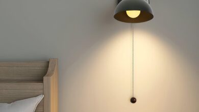 lamps by the bed