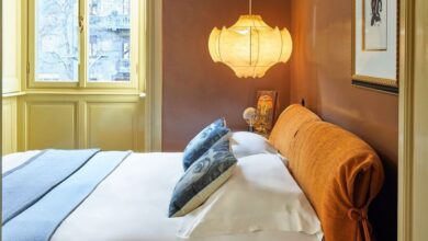 lamps by the bed
