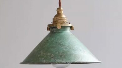 Lamps in the Shabby chic style