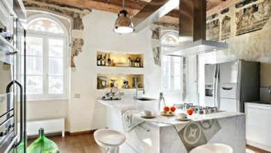 Lamps in the Shabby chic style
