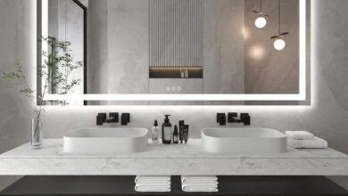 Large Bathroom Mirrors