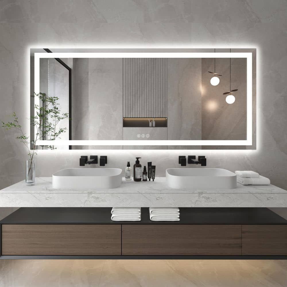 Large Bathroom Mirrors Enhance Your Bathroom with Oversized Reflective Surfaces