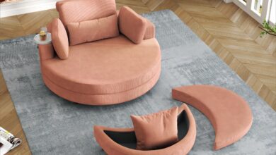 Large Chair With Ottoman
