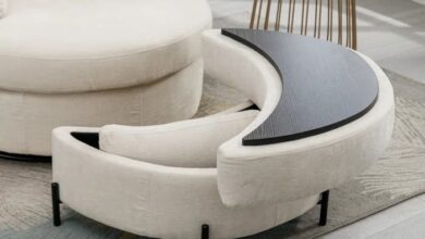 Large Chair With Ottoman
