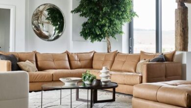 Leather Corner Sofa