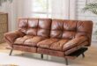 Leather Futon Sofa Bed