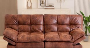 Leather Futon Sofa Bed