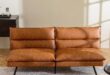 Leather Futon Sofa Bed