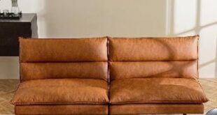 Leather Futon Sofa Bed