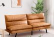 Leather Futon Sofa Bed