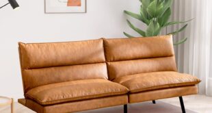 Leather Futon Sofa Bed