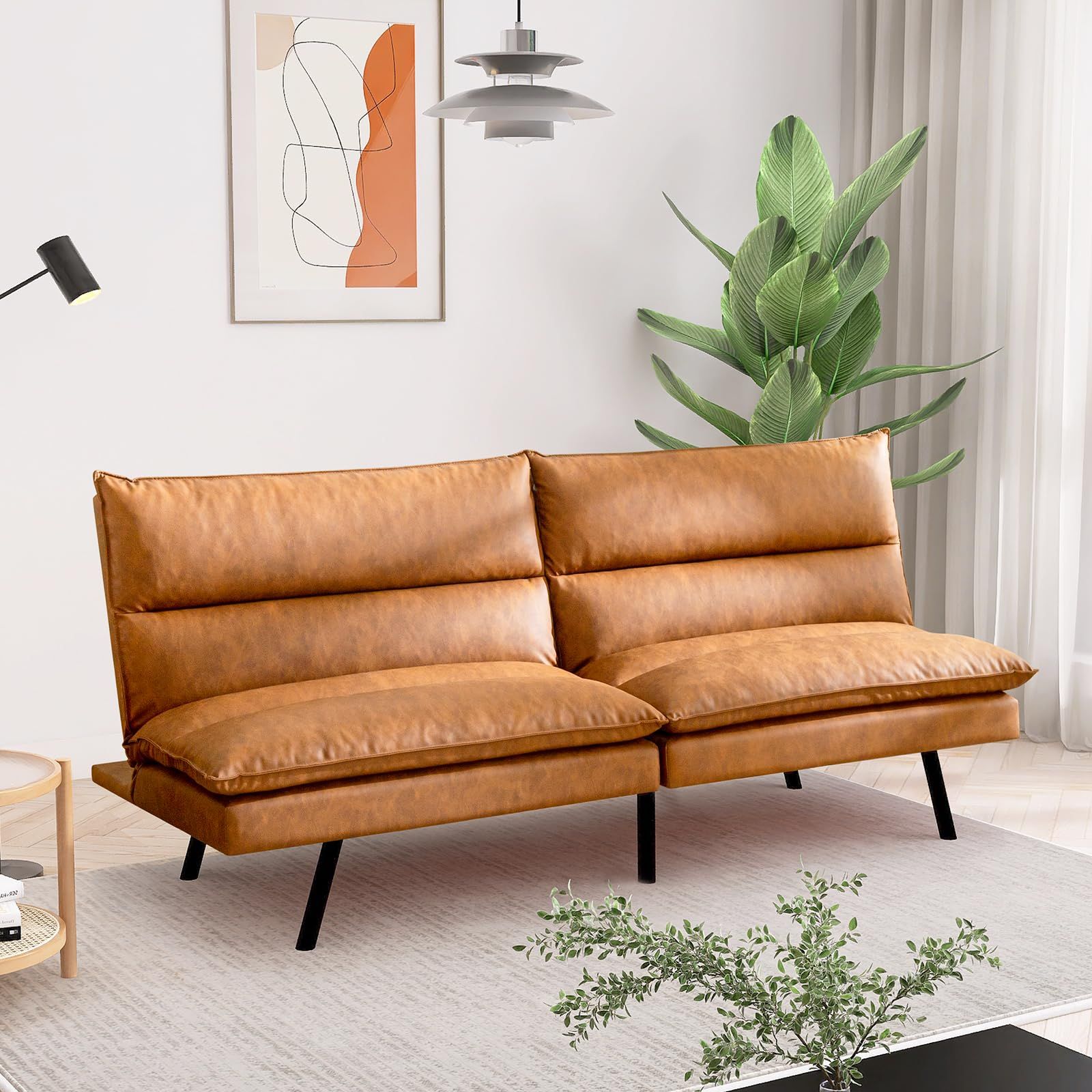 Leather Futon Sofa Bed Upgrade Your Living Space with a Stylish and Versatile Futon Bed Option