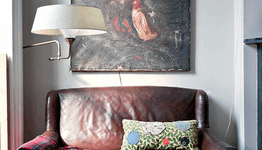 Leather Loveseat