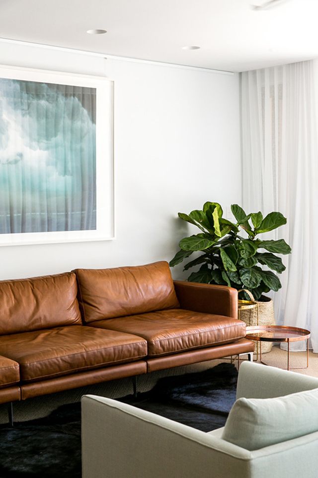 Leather Loveseat