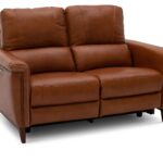 Leather Reclining Loveseat