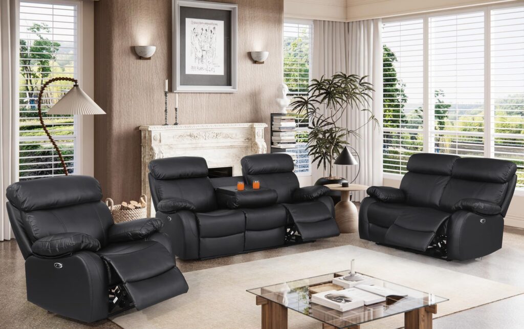 Leather Reclining Sofa And Loveseat Sets