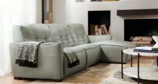 Leather Sectional Recliner Sofa