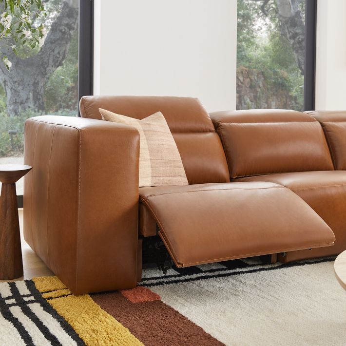 Leather Sectional Sofa With Recliner