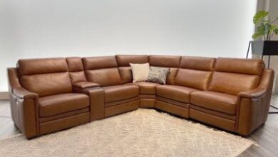Leather Sectional Sofa With Recliner