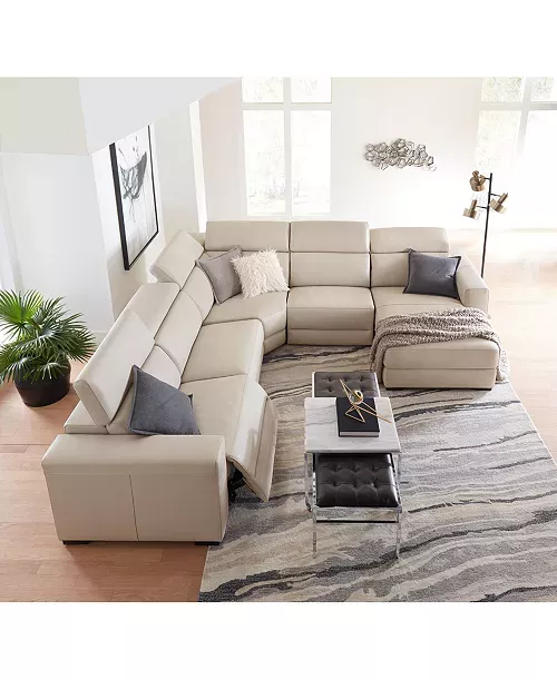 Leather Sectional Sofa With Recliner