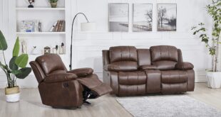 Leather Sofa And Loveseat Set