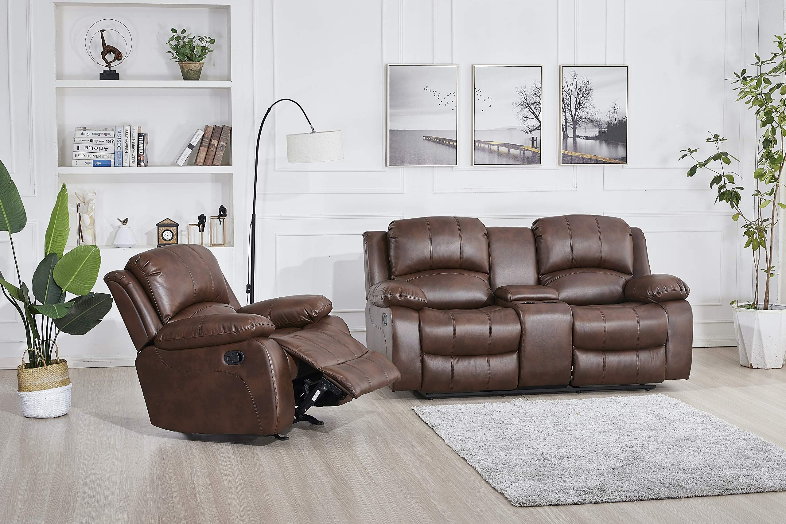 Leather Sofa And Loveseat Set Elegant Duo for Your Living Room – Upgrade with Leather Sofa and Loveseat