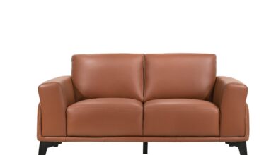Leather Sofa And Loveseat Set