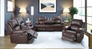 Leather Sofa And Loveseat Set