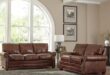 Leather Sofa And Loveseat Set