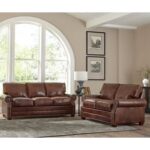 Leather Sofa And Loveseat Set