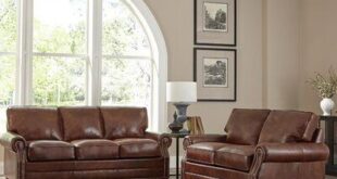 Leather Sofa And Loveseat Set