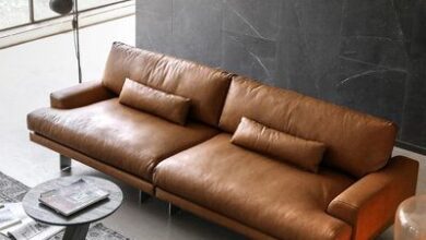 Leather Sofa Set Design