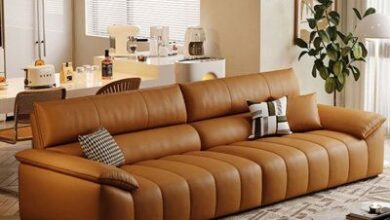 Leather Sofa Set