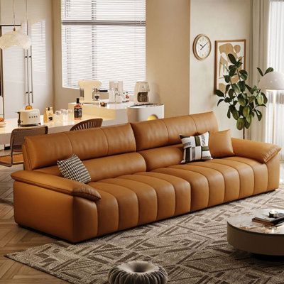 Leather Sofa Set Experience the Luxurious Comfort of High-Quality Leather Sofas