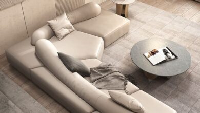 Leather Sofa Set