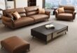 Leather Sofa Set