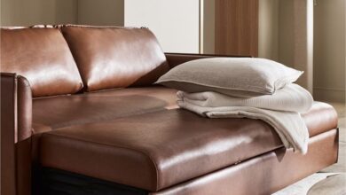 Leather Sofa Sleeper