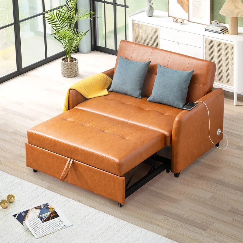 Leather Sofa Sleeper