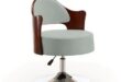 Leather Swivel Armchair