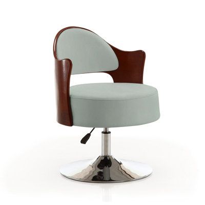 Leather Swivel Armchair