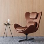 Leather Swivel Armchair